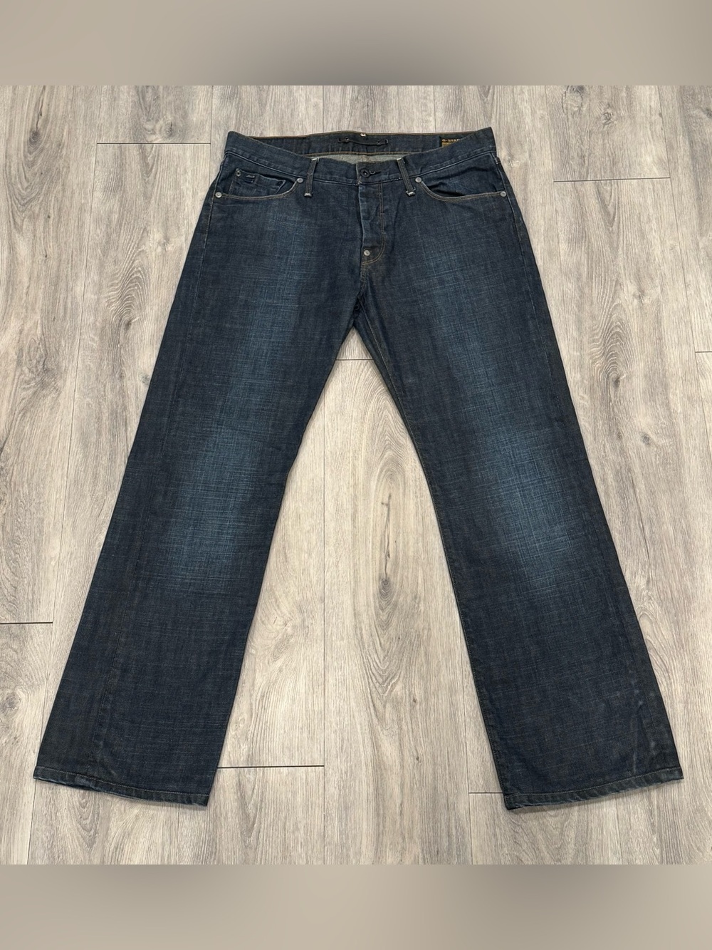 G-Star Raw Casual Dark Blue Wash MC Arthur Straight Leg Jeans